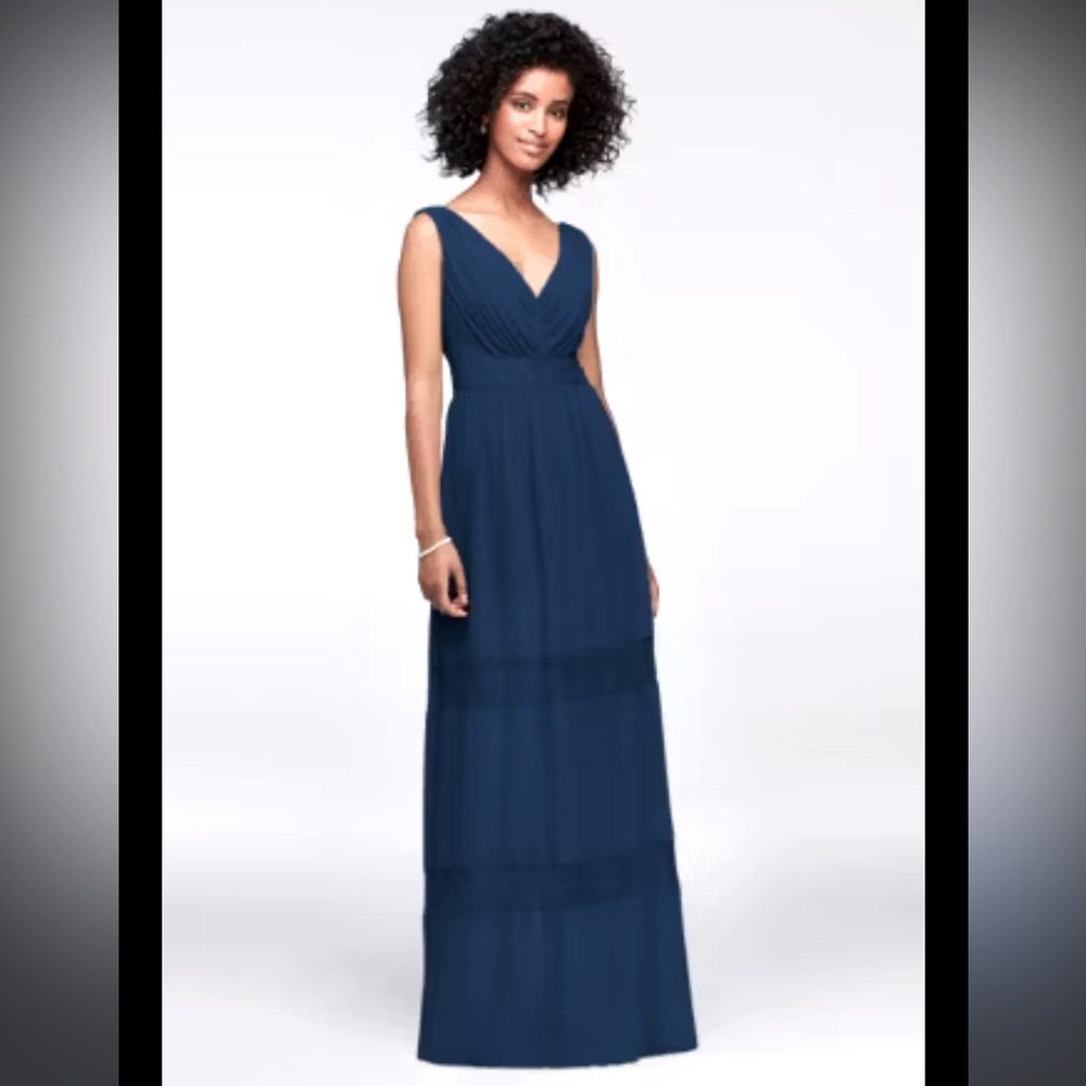Elegant Navy Blue Maxi Dress
